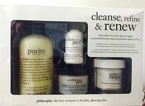 Philosophy Cleanse, Affine & Renew-Nuovo- BEST SELLER PER PRIMI SEGNI DI INVECCHIAMENTO - Foto 1 di 9