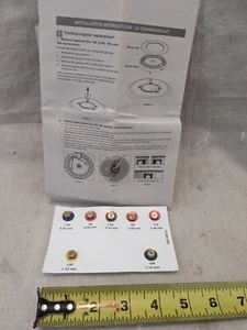 808695310 FRIGIDAIRE LP GAS CONVERSION KIT GE STOVE RANGE FROM PCFG3078AFB NEW - Picture 1 of 7