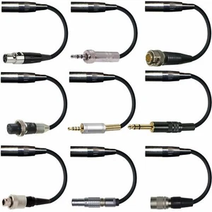 Shure 4 Pin Mini XLR SM35 Headset Microphone Adapter For Wireless Transmitters - Picture 1 of 26