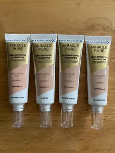 MAX FACTOR MIRACLE BASE PURA MEJORA LA PIEL 30 ml *ELIGE TONO* - Imagen 1 de 1