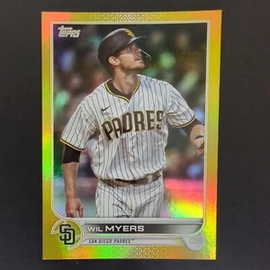 Wil Myers 2022 Topps Series 2 #503 Gold Foil Refractor Parallel SD - Picture 1 of 6