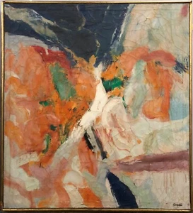 James Suzuki Ölgemälde: ""Unendlichkeit"" 1960 - Bild 1 von 3