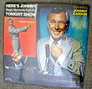 Set de 2 Coleccionistas de Colección Here's Johnny Tonight Show + Póster Nuevo Sellado - Imagen 1 de 2