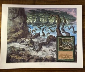 MTG✨Artist Signed CHOKE ART PRINT & CARD✨Tempest NM/M UNCOMMON 1997 NIELSEN Art - Picture 1 of 13