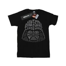 Star Wars Boys Darth Vader Text Head T-Shirt (BI34556)