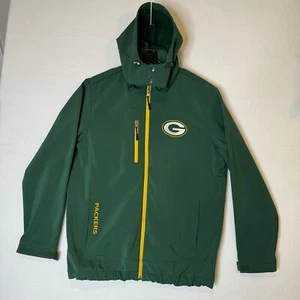 NFL Soft Shell Coat - Green Bay Packers Men’s Size Large Fleece Lining Windproof - Picture 1 of 9