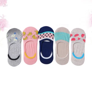 5 PCS Women Socks Low Socks Women Socks Invisible Socks Women - Picture 1 of 11