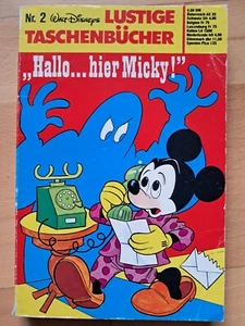 Libros de bolsillo divertidos de Walt Disney n.º 2 de 1977 - "¡Hola... aquí Mickey!" - Imagen 1 de 3