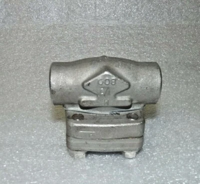 OMB KSB 860 NACE Swing Type Check Valve 1/2" Threaded 316 Stainless Steel New - Image 1 of 4