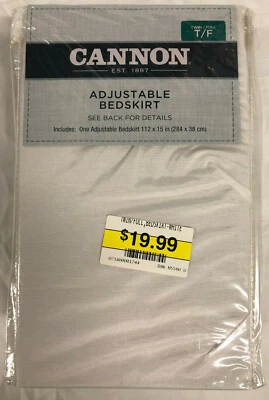 Falda Cama Cannon Ajustable Caqui Blanco o Negro Tú eliges Color y Talla NUEVA Foto 1 de 3