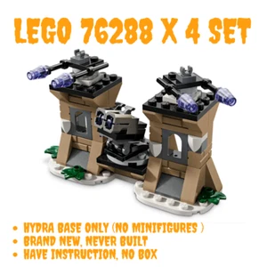 LEGO Marvel - 4 Set x Hydra Base Build only Set 76288 - NO MINIFIGURES NO BOX - Picture 1 of 2