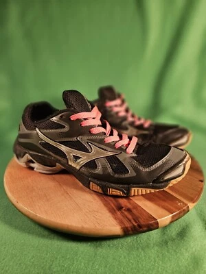 Mizuno Wave Bolt 5 Volleyball Shoes Womens Size 10 Black&Gray - Image 1 of 4