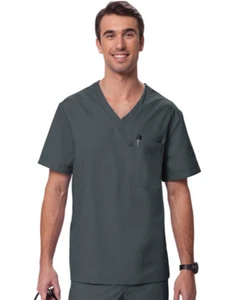 {2XL} Top naranja estándar Newport para hombre con cuello en V - G3108 carbón - Imagen 1 de 2