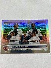 2022 Topps Update STARS COLLIDE Buxton/Correa Rainbow Foil Card #US230 Twins