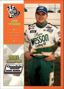 2002 Press Pass Platinum #94 Cam Strader NTS