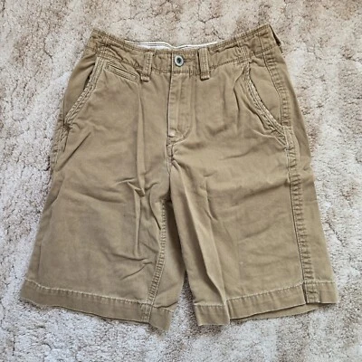 American Eagle Outfitters Mens Longer Length Chino Shorts Khaki Size 28 - Image 1 of 4