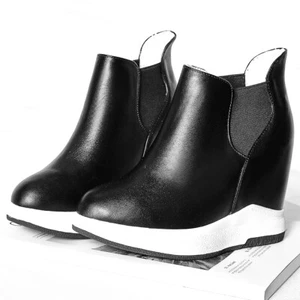 Plus Size Shoes Women's Genuine Leather High Heel Pumps Big Size Fashion Sneaker - Picture 1 of 23