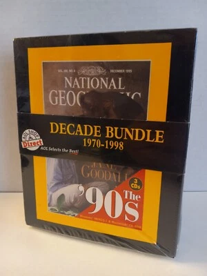 National Geographic DECADE BUNDLE (1970 - 1998) AOL Direct PC Windows 98 CD-ROM - Image 1 of 4