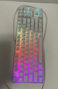 White RGB Redragon Kumara K552-WR Mechanical Backlit Keyboard - Picture 1 of 9
