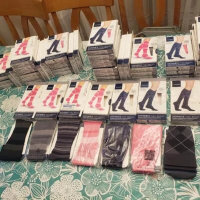 Calcetines de compresión Sigvaris 143C tonos microfibra 15-20 pantorrilla elige talla y color Foto 1 de 4