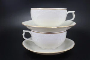 Rosenthal Classic Sans Souci TASSE & UNTERTASSE 2er Set Elfenbein Goldrand Vintage - Bild 1 von 16