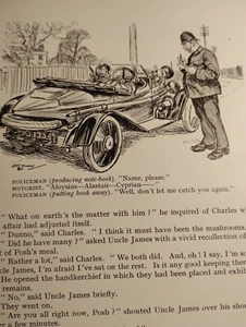 Sk15 Ephemera 1930s Punch Cartoon Police Motorist Name Please - Picture 1 of 1
