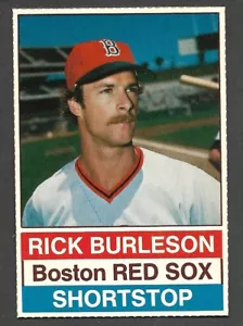 1976 Hostess #44 Rick Burleson BOSTON RED SOX (vollständige Linien) Neuwertig B - Bild 1 von 2