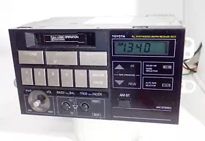 Radio estéreo casete vintage Toyota AM FM doble DIN 86120-16381 2623 AÑOS 80 ¡GENIAL! - Imagen 1 de 24