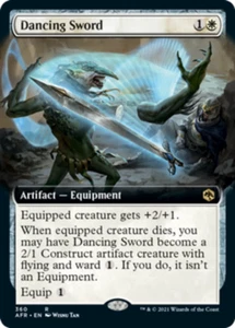 x1 Dancing Sword - Extended Art R MTG Adventures in the Forgotten Realms M/NM, E - Bild 1 von 1
