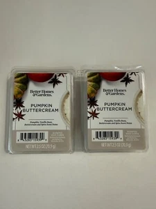 NEW!Better Homes & Gardens PUMPKIN BUTTERCREAM Scented Wax Cubes 2.5 Oz. (x2) - Picture 1 of 2