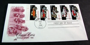 US Stamp FDC Scott# 2385a Classic Cars 1988 Used L755 - Picture 1 of 1
