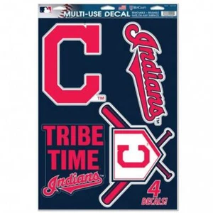 MLB Cleveland Indians 11" x 17" Ultra Calcomanías/Calcomanías Multiuso Hoja 4ct WinCraft - Imagen 1 de 1