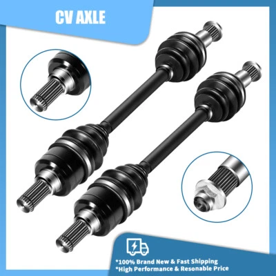 Par de ejes de transmisión de eje trasero CV para 09-14 Yamaha Grizzly 550 07-13 Grizzly 700 Foto 1 de 4