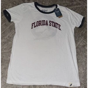 Florida State Seminoles League Collegiate Wear Women's Burnout Ringer T-Shirt - - Picture 1 of 3