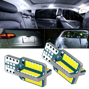 2x T10 48SMD 6500K Canbus Car Interior Dome Reading Light License Plate Led Bulb