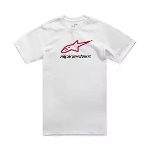 Alpinestars Always 2.0 CSF Motorcycle T-Shirt - White/Red/Black - Picture 1 of 3