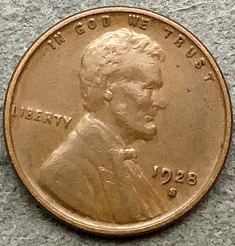 1928 S * Lincoln Wheat Cent - Higher Grade  ~ A435 Cover