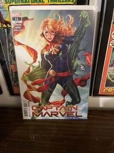 CAPTAIN MARVEL #11 "FALLING STAR" (LGY #144) ~MCU EMBOLSADO DIRECTO Y EMBARCADO Casi nuevo - Imagen 1 de 5