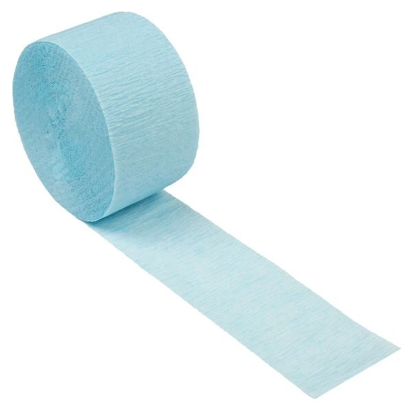 Creative Converting 078400 81' Pastel Blue Streamer Paper Party Supplies - Image 1 of 1