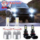 For Ford Expedition 2007-2014 LED Headlight Hi/Lo + Fog Light 4 Bulbs Combo kit Ford Expedition