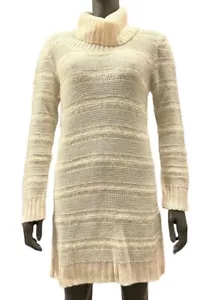 Damen Kleid Strickkleid Pulloverkleid BODYFLIRT weiß NEU Größe M L - Picture 1 of 2