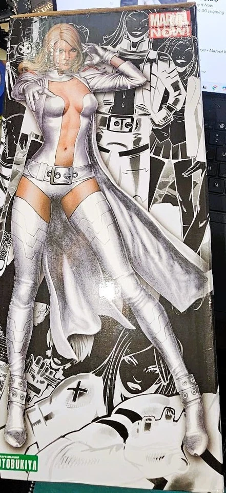 BLANCO Emma Frost: X-Men Marvel Escala 1/10 - Kotobukiya ARTFX+ NUEVO Foto 1 de 4