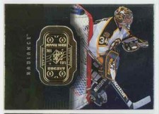 1998 98-99 UD SPx FINITE RADIANCE BRUINS BYRON DAFOE #7 #'d 0485/4750