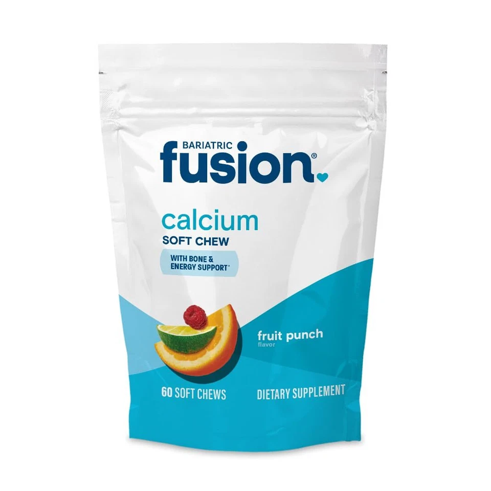 Bariatric Fusion 500mg Calcium Citrate Soft Chew Carmel Flavor