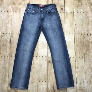 Levis 514 Jeans Boys 12 R 26x26.5 Slim Straight Low Rise Blue Denim Pants Skate - Picture 1 of 12
