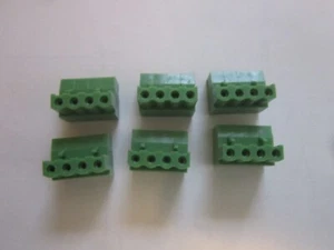(6) 4 Pin / Pole - 5.08mm - Speaker Connector - Terminal Block - Phoenix Plug - Picture 1 of 6