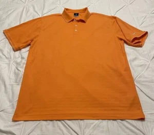 Usado en excelente estado! Camisa Nike Para Hombre Extra Grande (XL) Naranja Golf Polo Ajuste Seco Manga Corta - Imagen 1 de 9