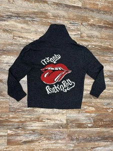 Lucky Brand Rolling Stones Cardigan New With Tags Mens Size Large - Picture 1 of 9
