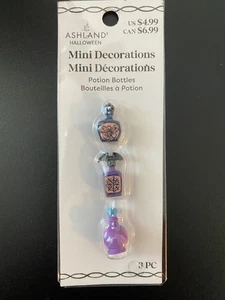 ASHLAND HALLOWEEN MINIATURES POTION BOTTLES ~ SET OF 3 NEW IN PKG 2025 - Picture 1 of 2