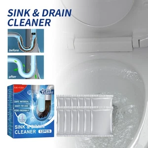 Drain Cleaner, Toilet Kitchen Drain Anti-Clogging Deodorant Dredging Cleaner - Picture 1 of 8